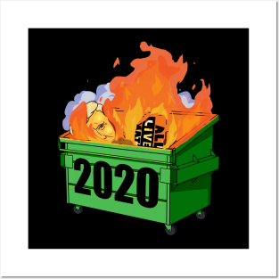 Dumpster Fire 2020 Worst Yeat Ever Posters and Art